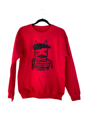 ENRIQUE ARNAUD BLUM SUDADERA GATO CON BOINA