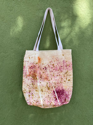 LABARTE - TOTE BAG  - IMPRESIÓN BOTÁNICA Y CIANOTIPIA