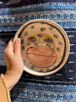 “MEDIUM PLATE FACE WITH RIM” / PLANT FACE (small plate)