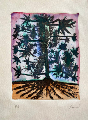 ENRIQUE ARNAUD BLUM "PLANTAS PSICODÉLICAS" GRABADO EN METAL