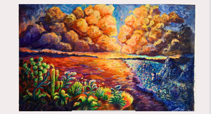 MAGNOLIA SOTO “MIRADAS EN LOS VERANOS, MEXICO Y SUS COLORES” PINTURA