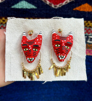 ISA VII JOYERÍA ARETES DIABLITO