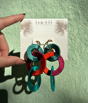 ISA VII JOYERÍA ARETES TAMBORA Maxi