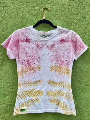 LABARTE - WOMEN'S T-SHIRT - BOTANICAL PRINT