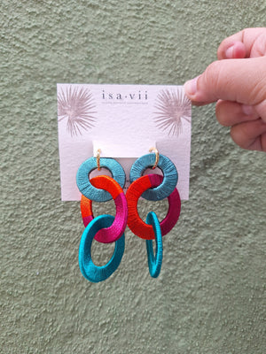 ISA VII JOYERÍA ARETES TAMBORA Maxi