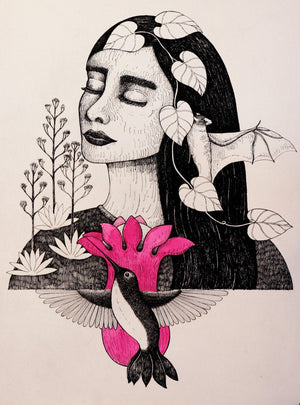 DANIELA RAM “SUEÑO DE MUJERES” SERIGRAFÍA