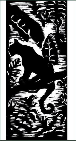 MAGNOLIA SOTO “PANTERA NEGRA” (“UN DIA”) GRABADO
